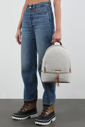 Medium Rhea Backpack in Vanilla MICHAEL KORS